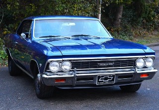 Right front 1966 Chevrolet Malibu