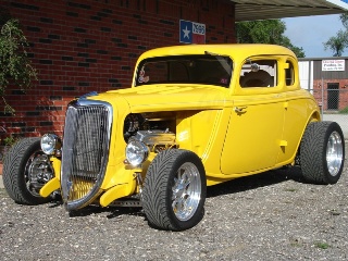 Left front 1934 Ford